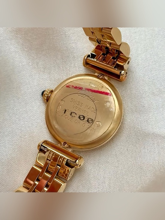 AUTHENTIC RARE VINTAGE CARTIER GOLD WATCH - WITH BOX main image 7